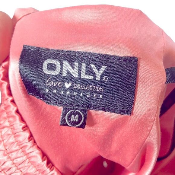 SALE 🏝️Only Love Collection Rose Pink Satin Bodice Puff Dress - Picture 4 of 9